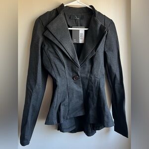 NWOT nOir Charcoal Blazer Jacket